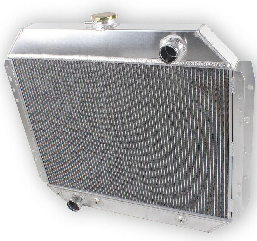4 Core Row Radiator For Ford 66-79 5.0 302Cu 6.6 400Cu 7.5L 460 V8 Ranger Custom