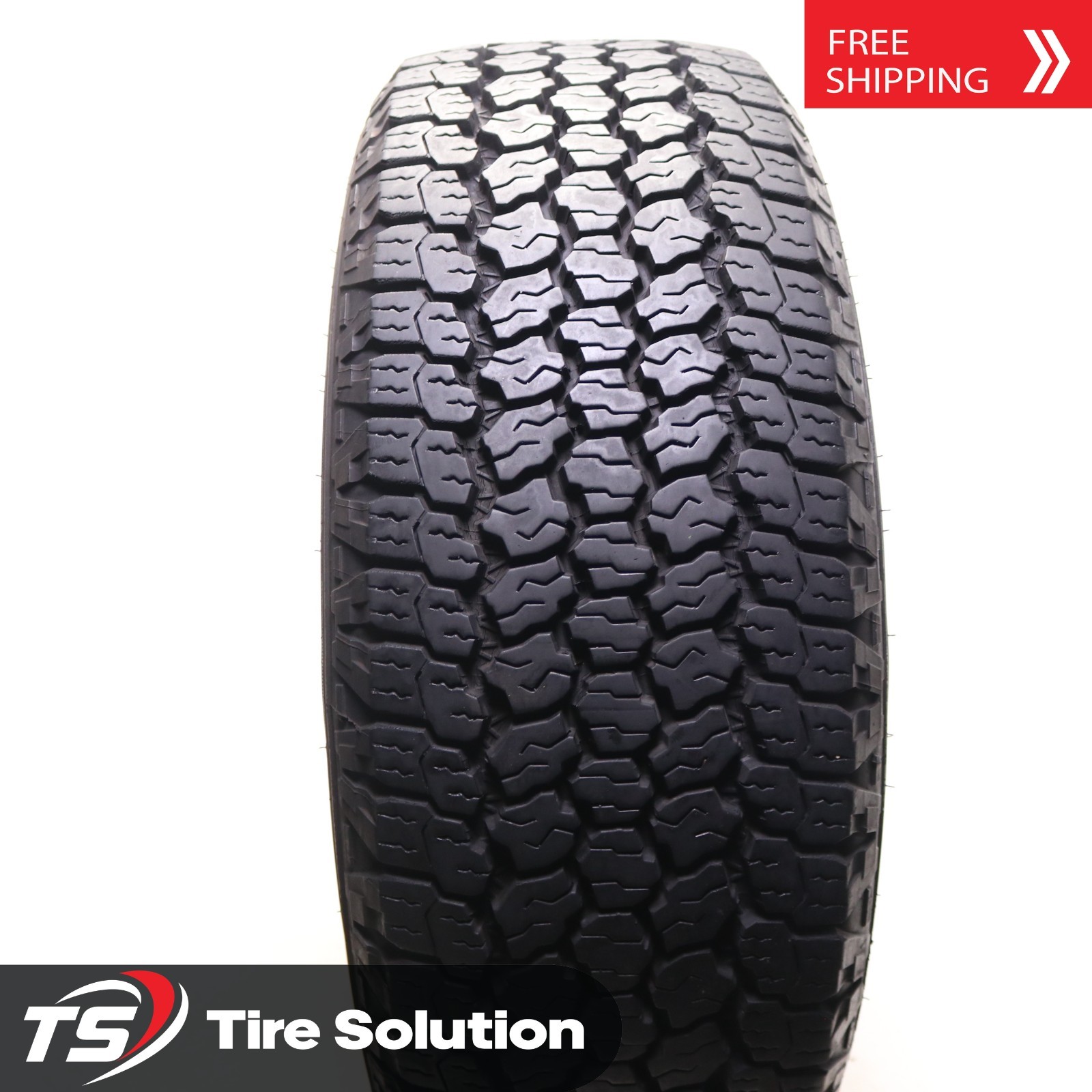 Used LT275/65R18 Goodyear Wrangler All-Terrain Adventure Kevlar 113/110S 12.5/32 Used LT275/65R18 Goodyear Wrangler All-Terrain Adventure Kevlar 113/110S 12.5/32