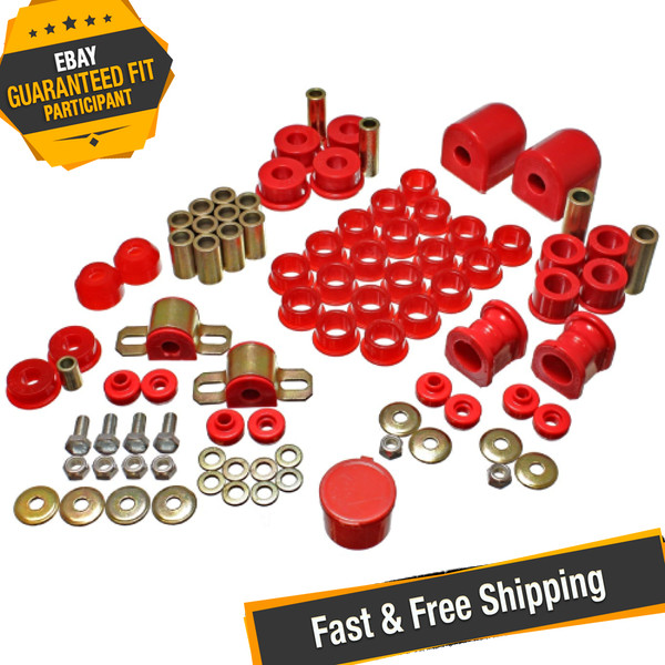 Energy Suspension 7.18104R Master Bushing Set for 91-93 Nissan NX/91-94 Sentra