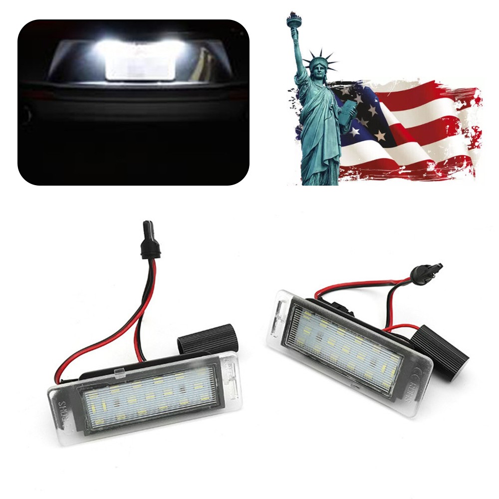 2PCS LED License Plate Lights Lamp For Cadillac CTS 2010-2019