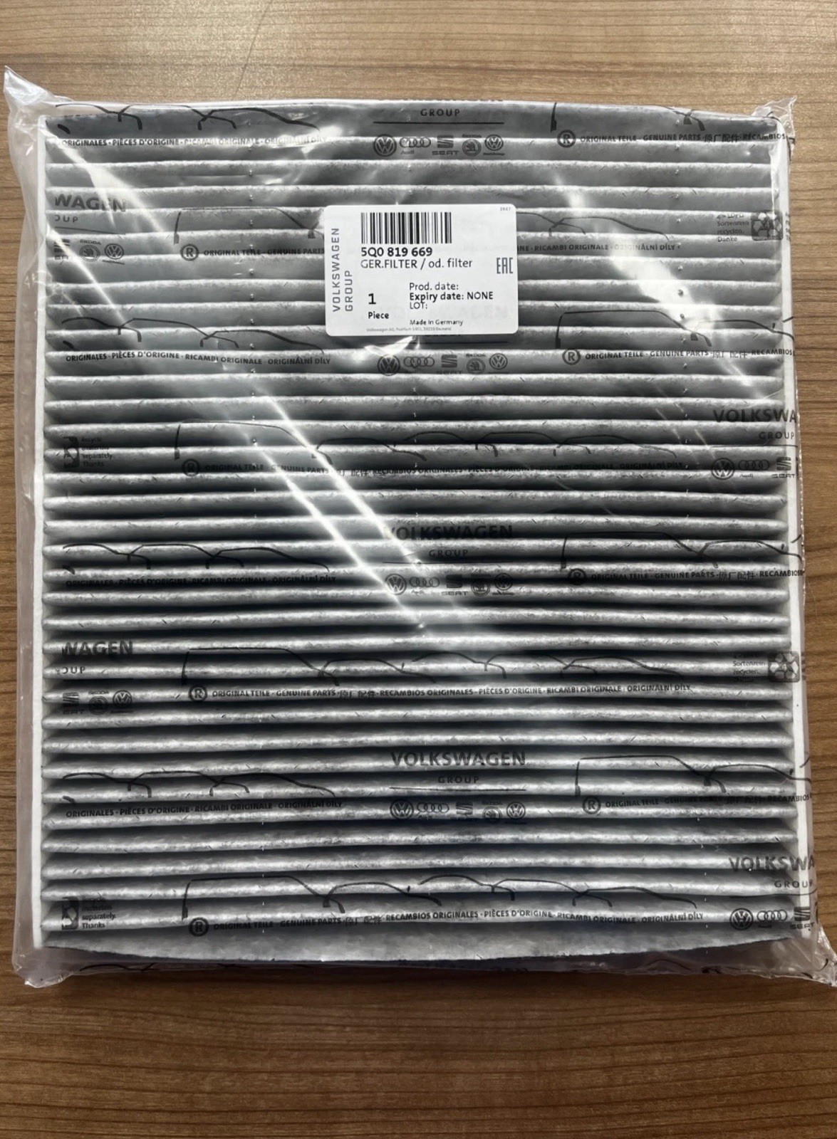 OEM VW/Audi Cabin/Pollen Air Filter 5Q0-819-669 OEM VW/Audi Cabin/Pollen Air Filter 5Q0-819-669