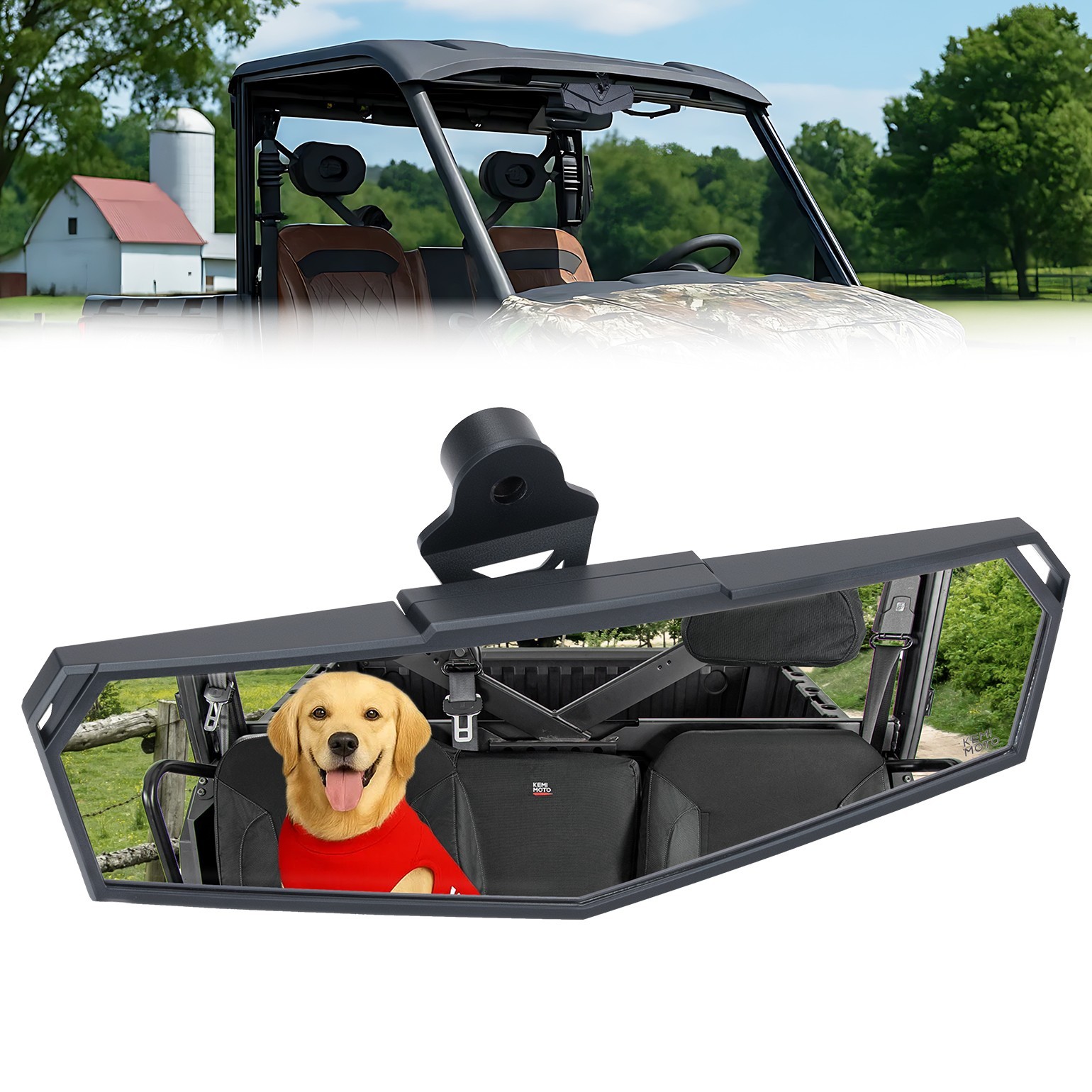 UTV Rear View Mirror for CFMOTO UFORCE U10 Pro/Pro XL 2025-2026/ZForce 950 Sport