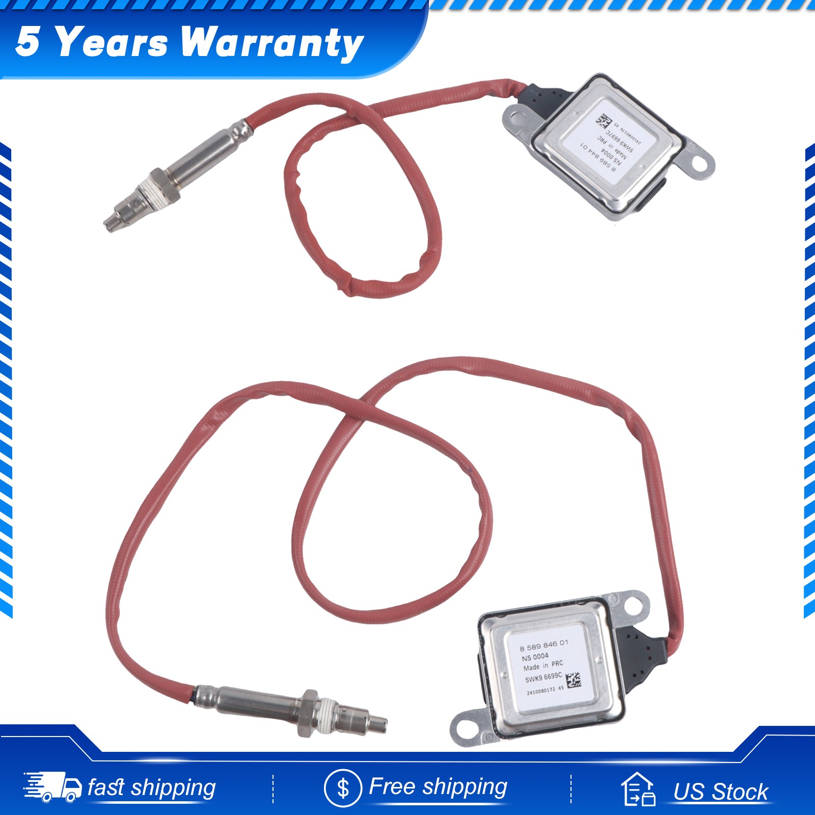 13628589844 13628589846 For BMW X5 xDrive35d 09-2018 3.0L Rear Front Nox Sensor