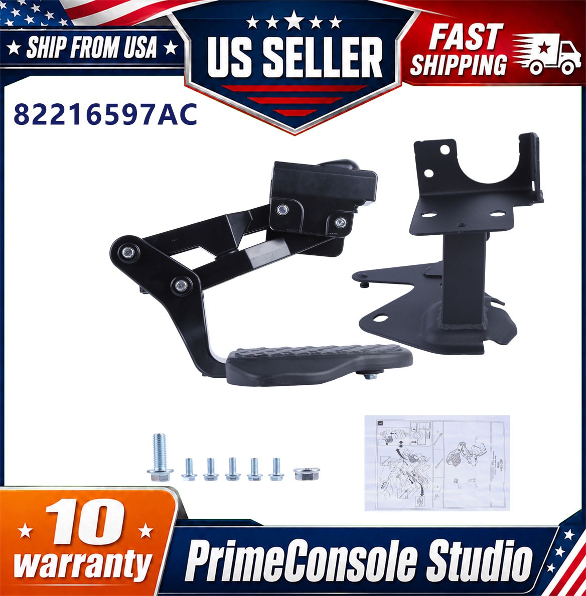 82216597AC NEW Truck Rear Bed Step For Dodge Ram 1500 2024 2025 2026 Retractable