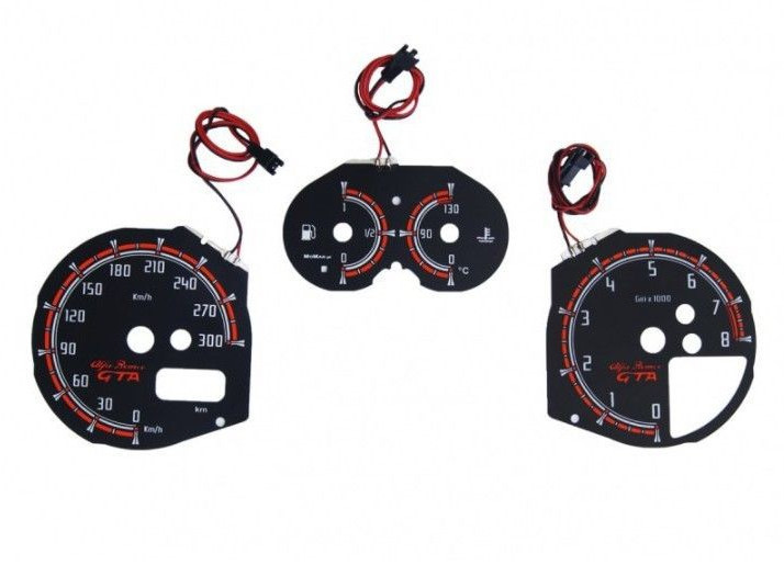 Alfa Romeo 147, Gta, Gt Design 1 Glow Gauge Plasma Dials Speedometer Shi
