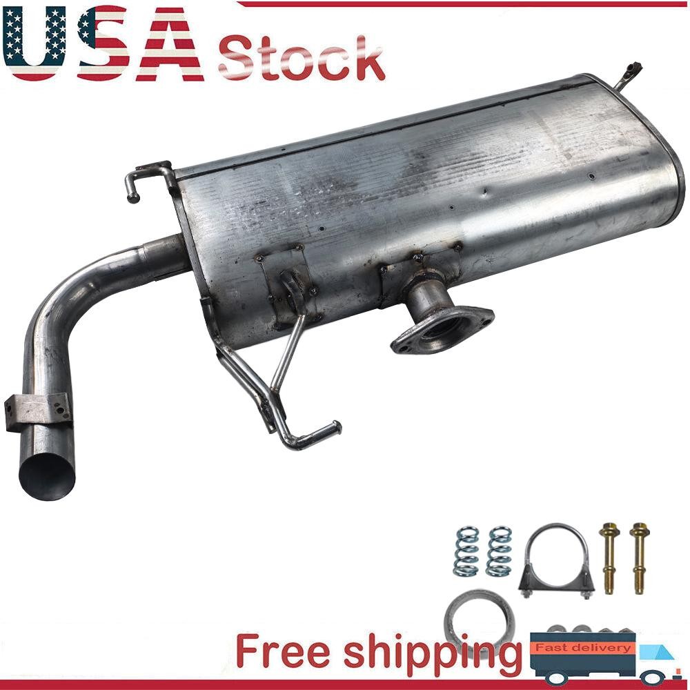 Rear Muffler Stainless Steel for Mitsubishi Lancer 2.4L AWD 2012-2017 Non-Turbo