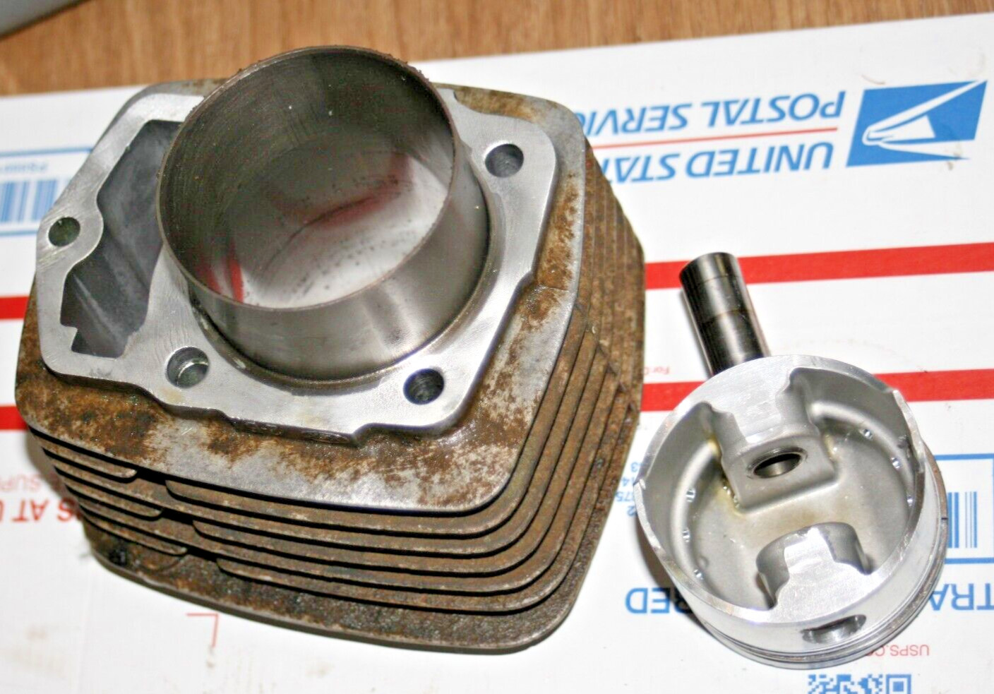 1986 Honda XR200 OEM CYLINDER BARREL W/PISTON 66mm RINGS PIN ONLY NO CLIPS 1986 Honda XR200 OEM CYLINDER BARREL W/PISTON 66mm RINGS PIN ONLY NO CLIPS