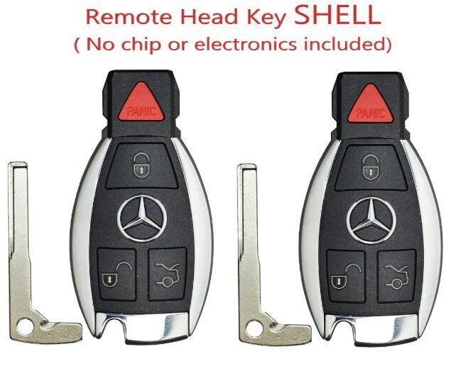 X2 Mercedes Benz 1997-2014 4 Button Fobik Key SHELL CASE NEC & BGA A+ USA Seler X2 Mercedes Benz 1997-2014 4 Button Fobik Key SHELL CASE NEC & BGA A+ USA Seler