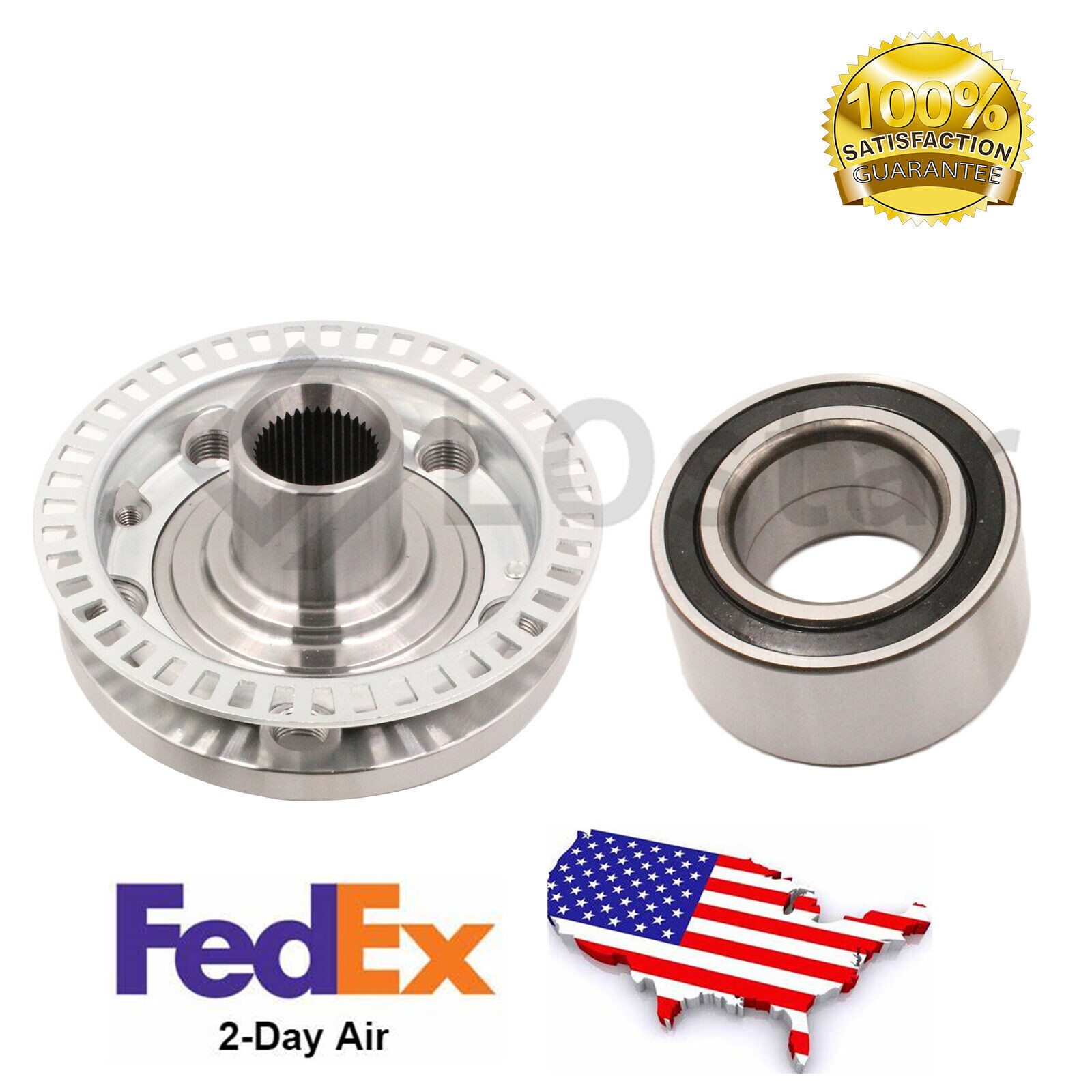 Front Wheel Hub & Bearing Assembly Fits 98-08 Volkswagen Beetle 99-05 Golf Jetta