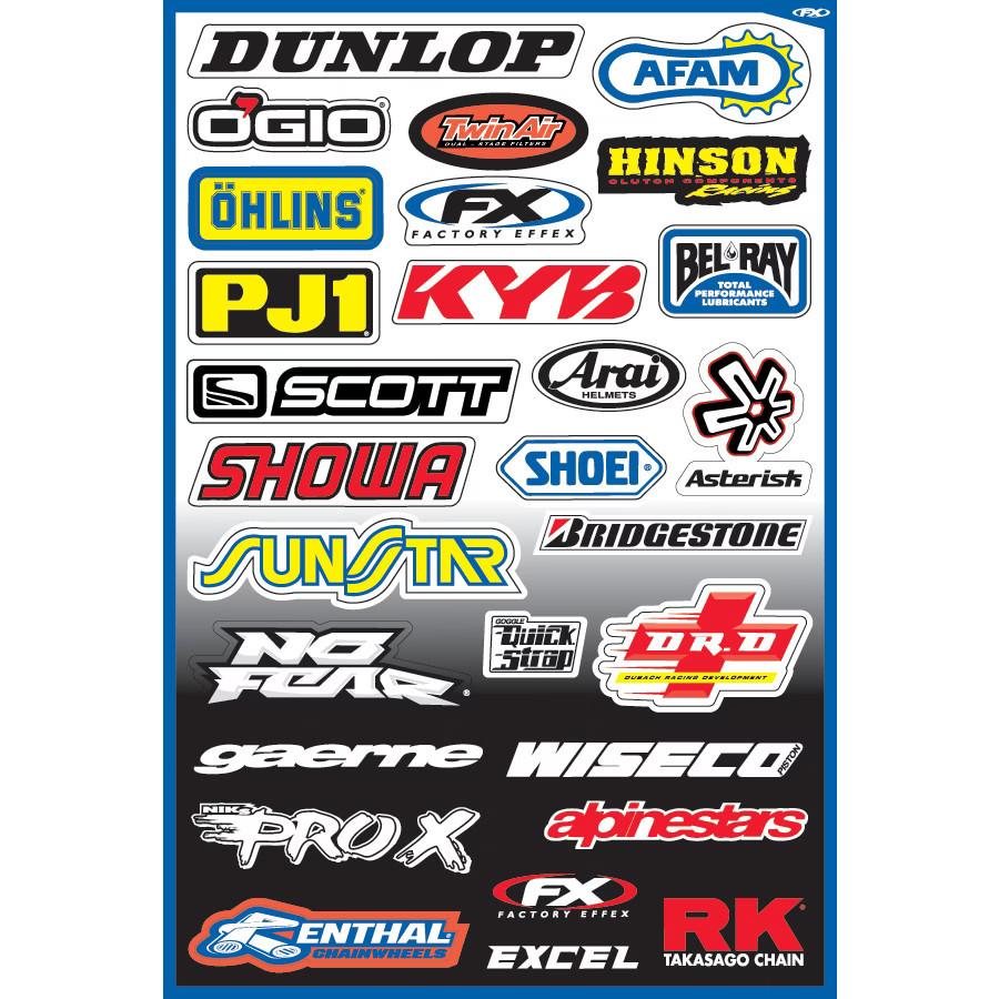Factory Effex Sponsor Kit - Kit A 10-68000