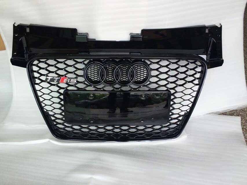 Honeycomb Sport Mesh Ttrs Style Hex Grille Grill Black For 07-14 Audi TT 8J