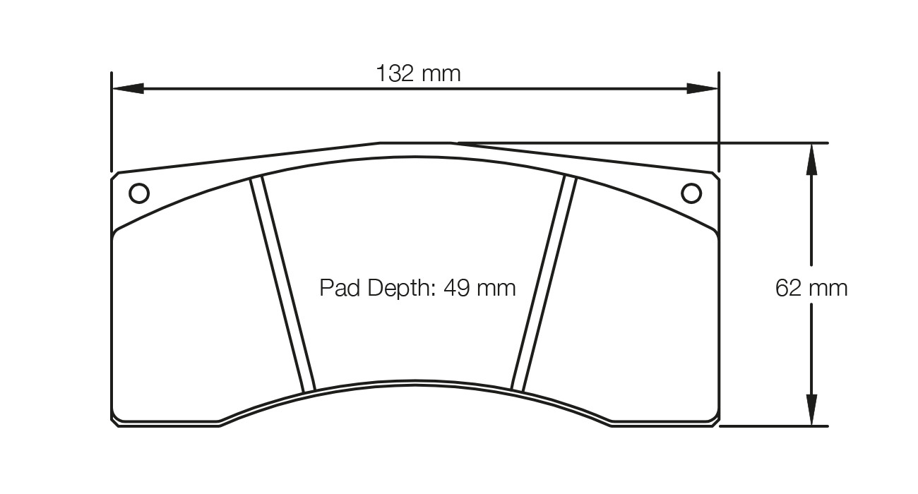 Pagid Racing Brake Pads Rear RS19 1674 McLaren 650S GT3, 720s GT3, MP4-12C GT3 Pagid Racing Brake Pads Rear RS19 1674 McLaren 650S GT3, 720s GT3, MP4-12C GT3