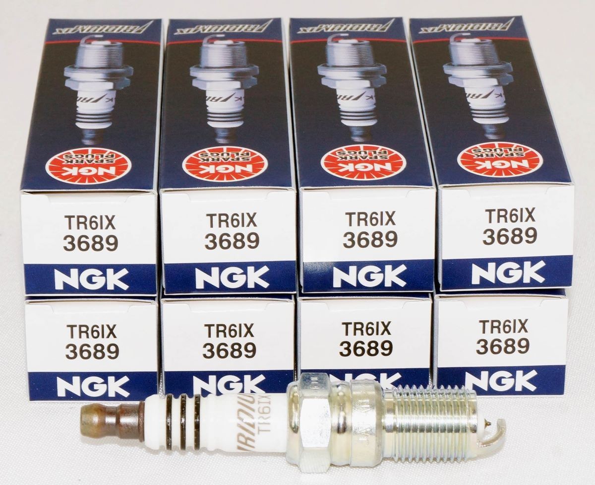 Pack of 8 Genuine NGK 3689 TR6IX Iridium IX Spark Plug