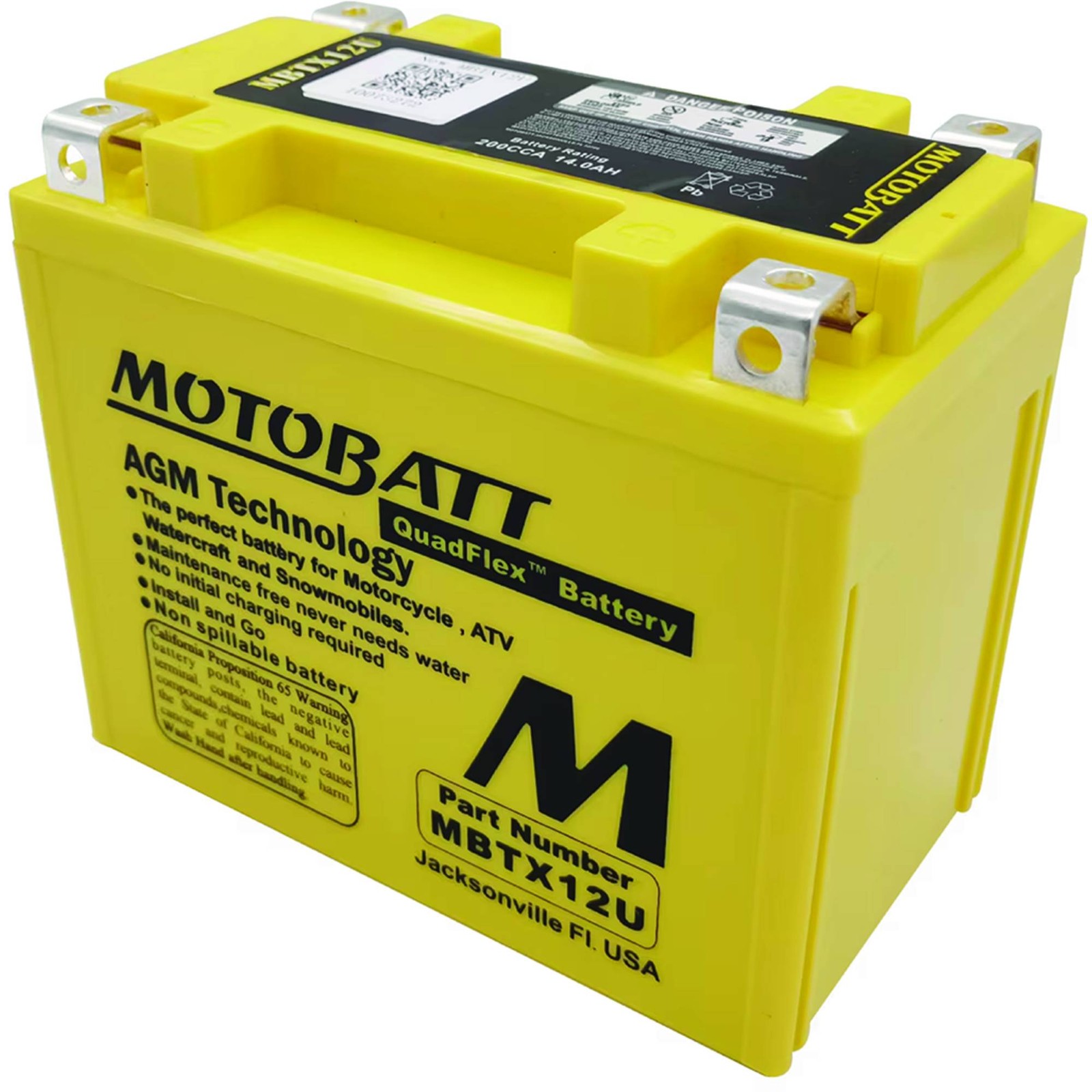Motobatt Battery For Moto Guzzi 1100 California (CA only) 1100cc 03-05 Motobatt Battery For Moto Guzzi 1100 California (CA only) 1100cc 03-05