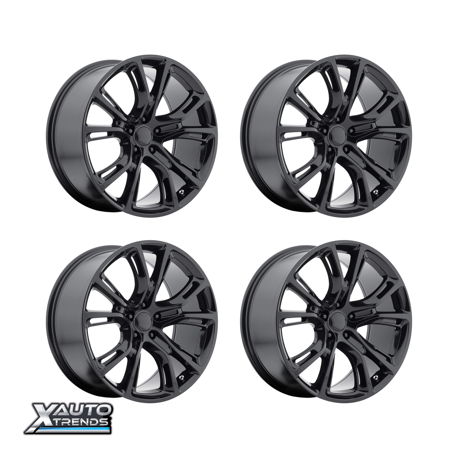 Performance Replicas PR137 Gloss Black 20X10 5X127 50mm (Set of 4) Performance Replicas PR137 Gloss Black 20X10 5X127 50mm (Set of 4)
