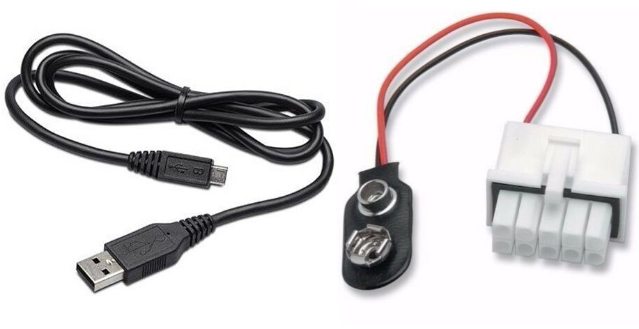 9V BATTERY POWER ADAPTER & USB CABLE FOR POWER COMMANDER 3 - NEW 9V BATTERY POWER ADAPTER & USB CABLE FOR POWER COMMANDER 3 - NEW