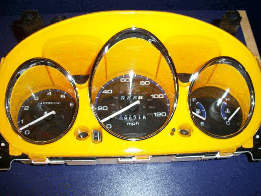 1996-2000 Honda Civic All Bezel Euro Dash Eurodash Gauges Instrument Cluster