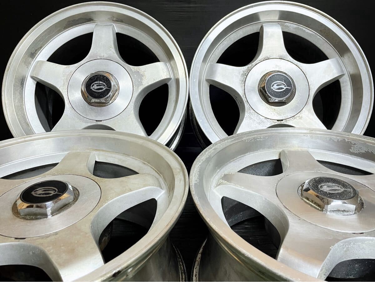 Super Rare Deep Rim \'94-\'96 Chevrolet Impala Ss Genuine 5-Spoke Wheels Pcd127 8.