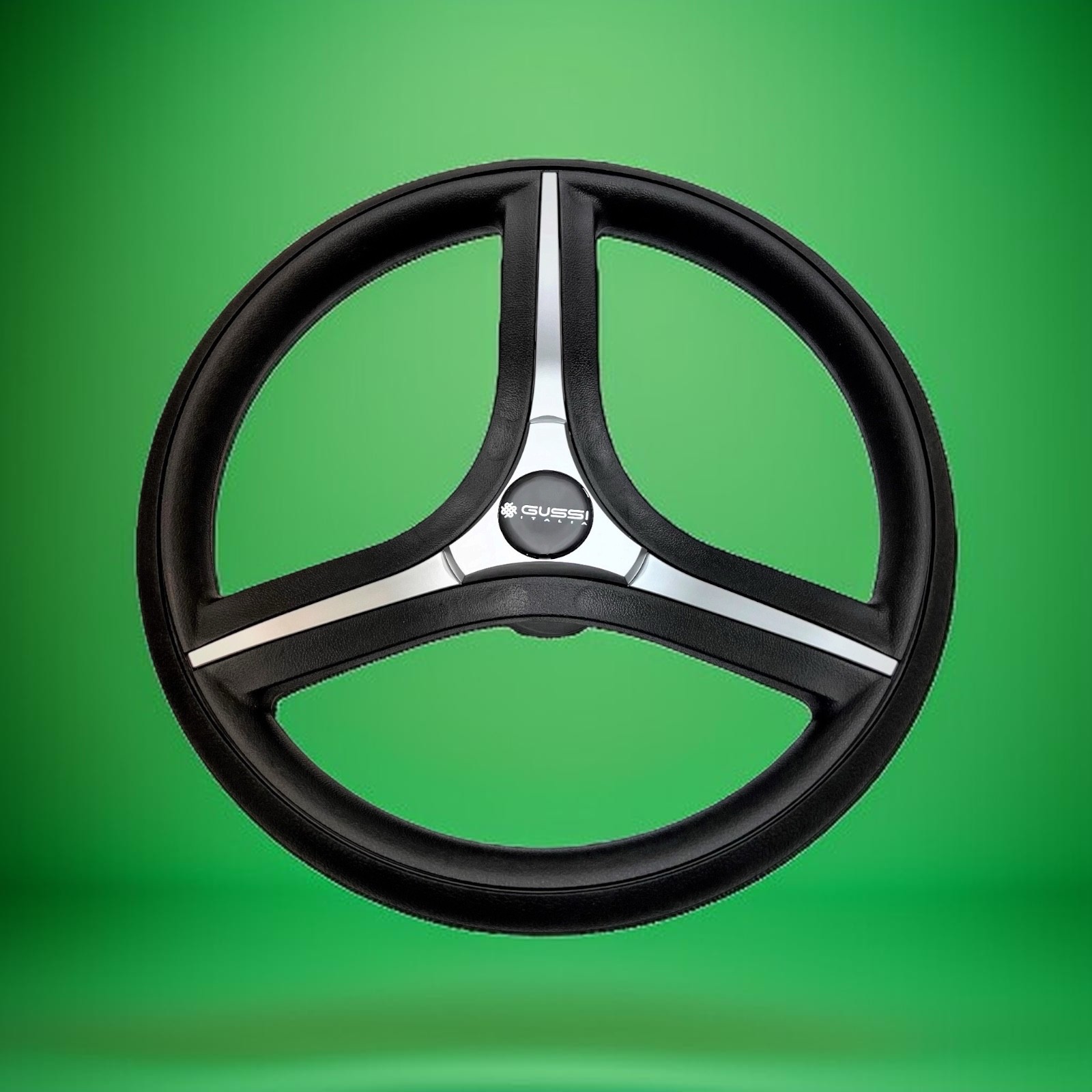 Brenta Black & Silver Golf Cart Steering Wheel for CLUB CAR PRECEDENT Brenta Black & Silver Golf Cart Steering Wheel for CLUB CAR PRECEDENT
