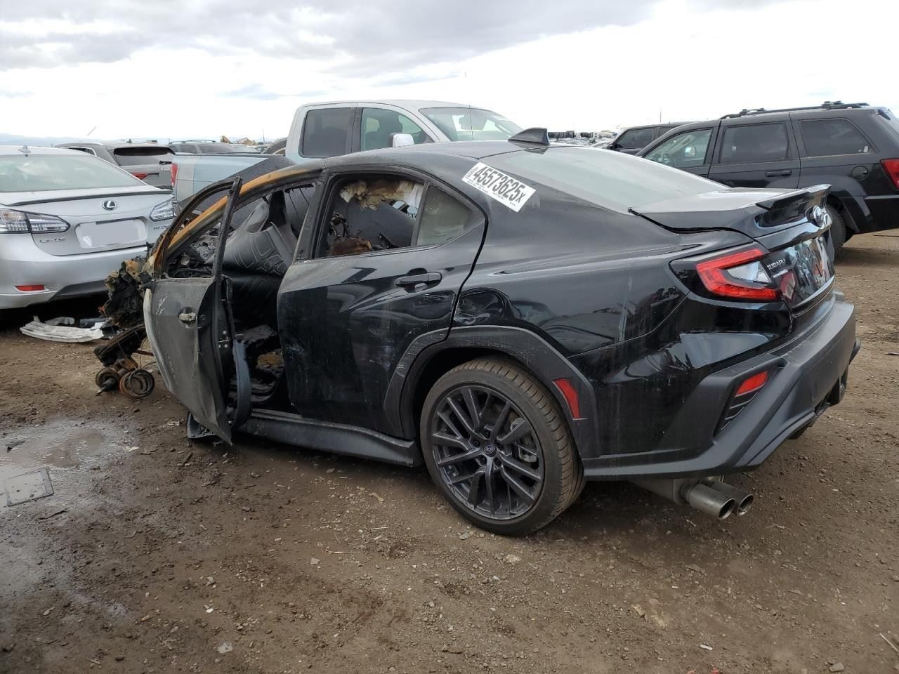 Wheel 18x8-1/2 Alloy Dark Gray Fits 22 24-26 WRX 689597
