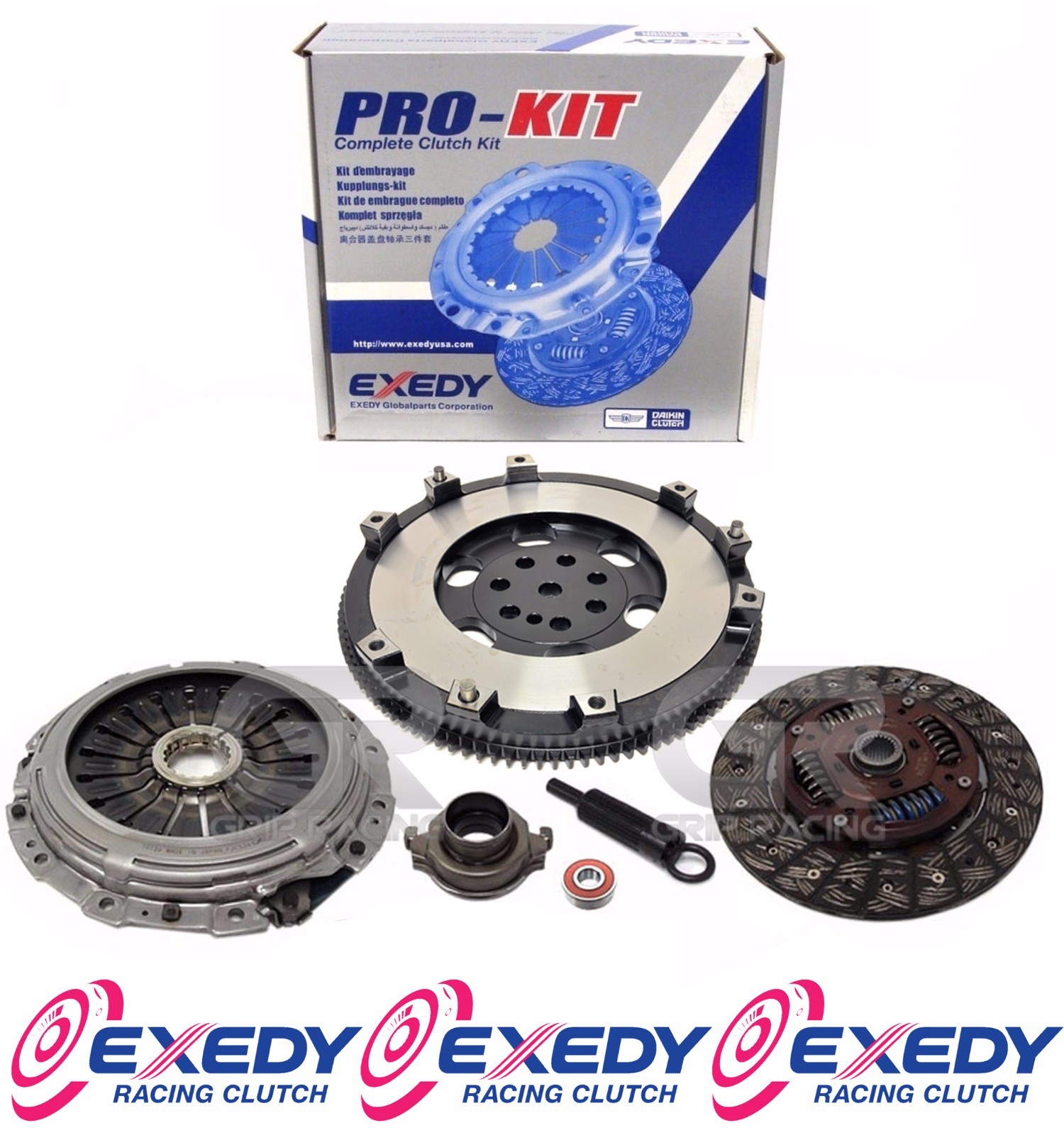 EXEDY CLUTCH KIT + Grip FLYWHEEL fits 04-17 SUBARU IMPREZA WRX STi EJ257 6 speed