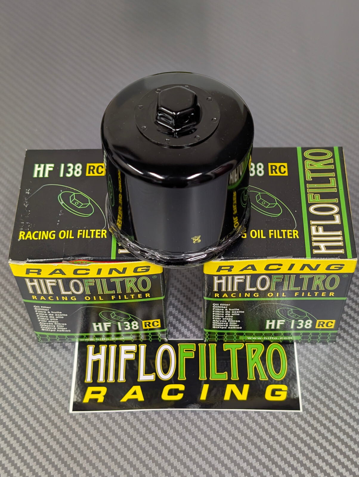 HIFLO HF138RC Oil Filters (2) SUZUKI GSXR BANDIT SV650 VSTROM HAYABUSA BOULEVARD