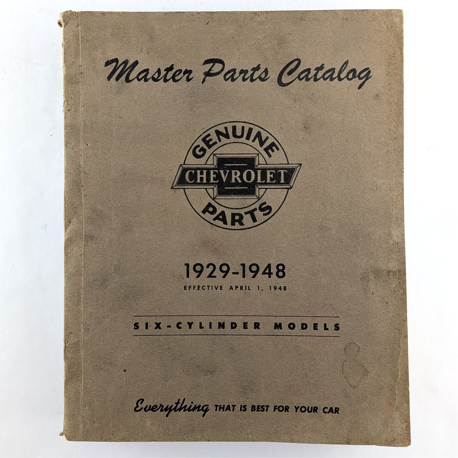 1929-1948 Chevrolet Master Parts Catalog, 6-Cylinder Models