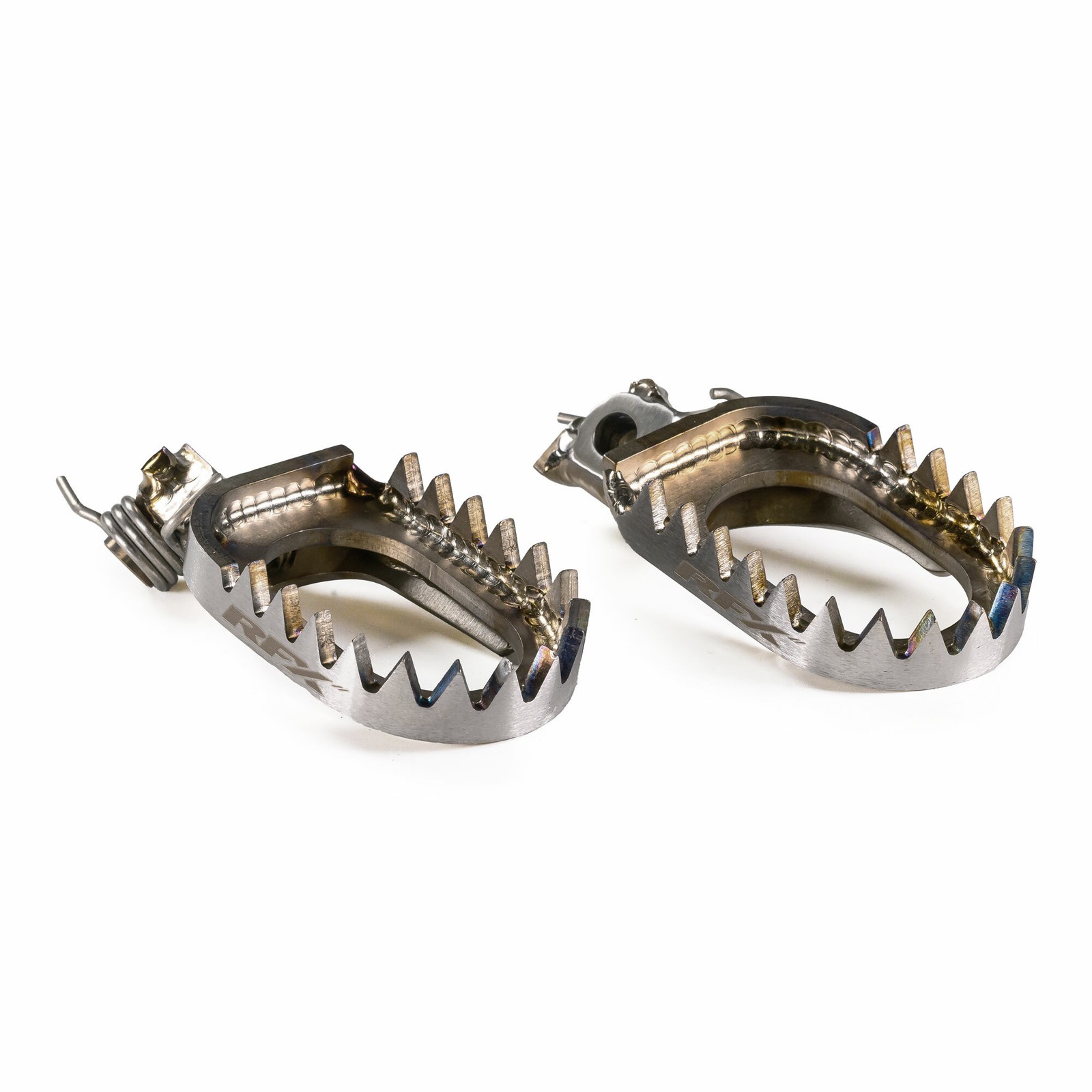 RFX FXFR 40100 GPTI RFX 739-0548 Factory Footpegs Titanium Yamaha Offroad