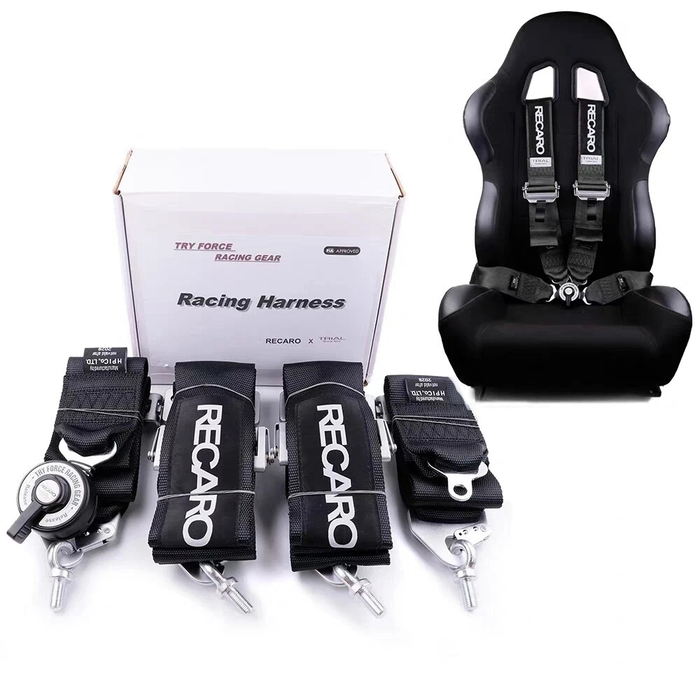 Black RECARO 4 Point 3