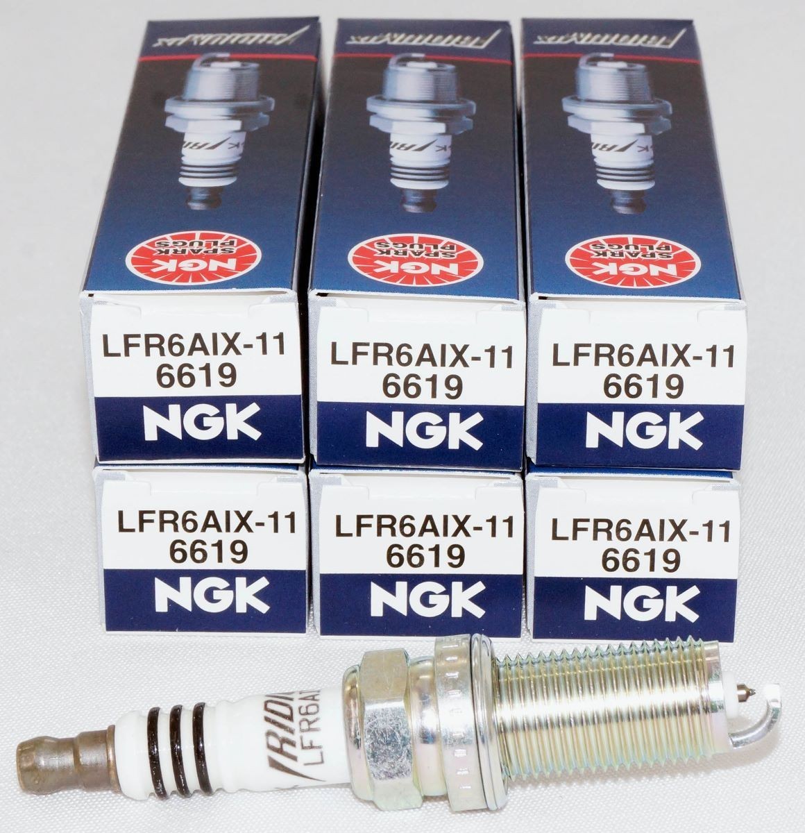 6 Pack Genuine NGK 6619 Iridium IX Spark Plugs LFR6AIX11 for Toyota Subaru BMW 6 Pack Genuine NGK 6619 Iridium IX Spark Plugs LFR6AIX11 for Toyota Subaru BMW