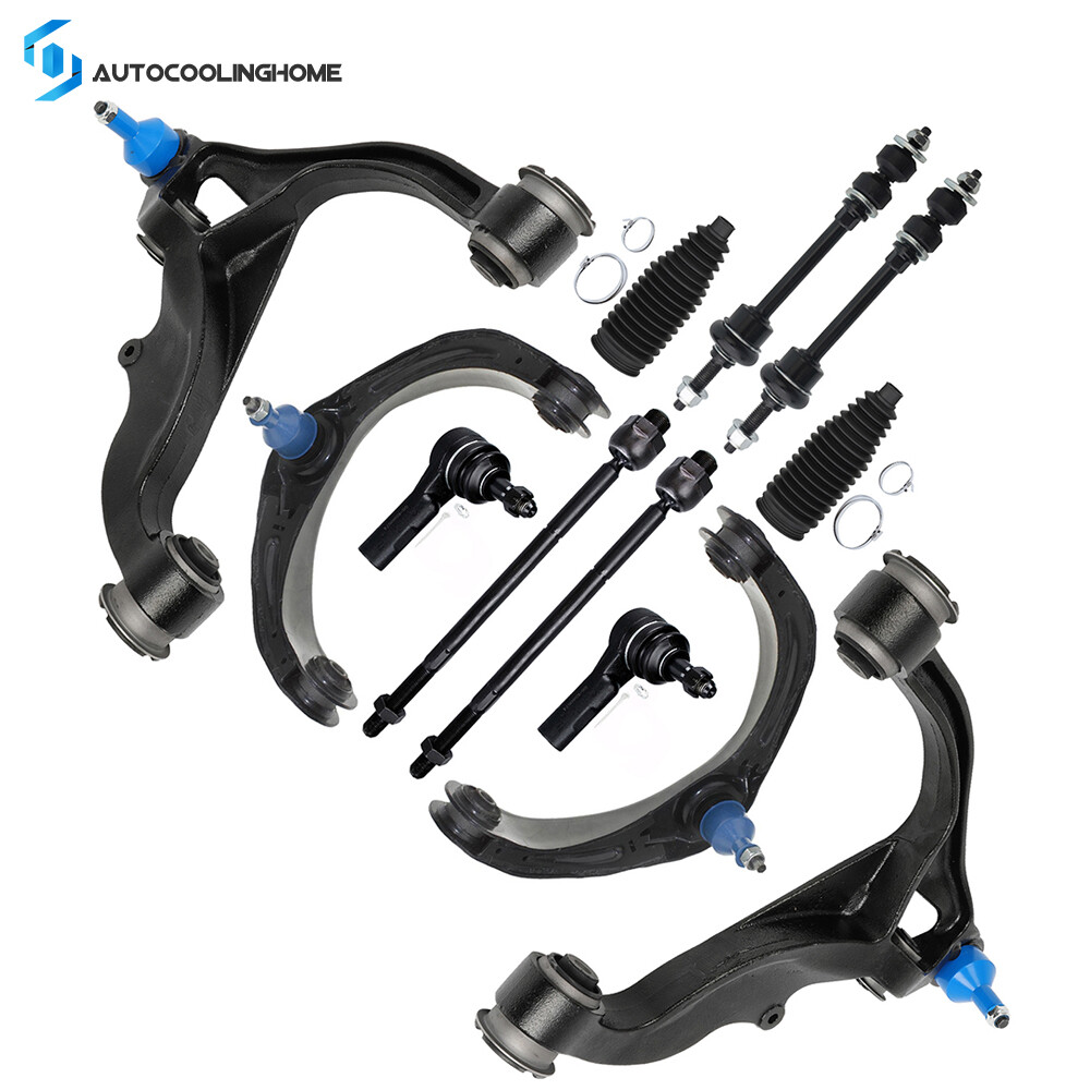 Front Upper & Lower Control Arm Sway Bar Suspension For 2006-2008 Dodge Ram 1500