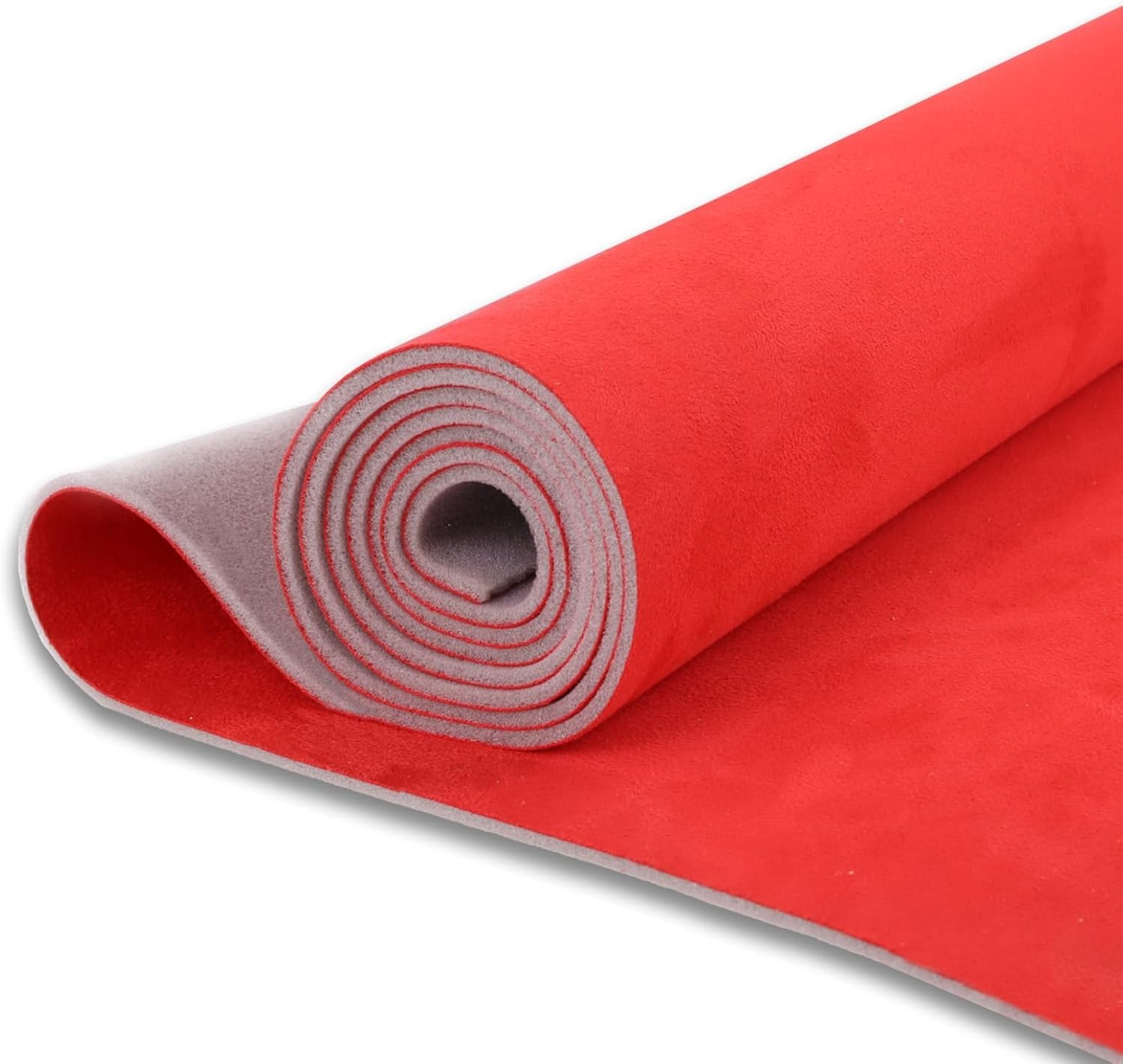 Red Suede Headliner Fabric 96\ Red Suede Headliner Fabric 96\