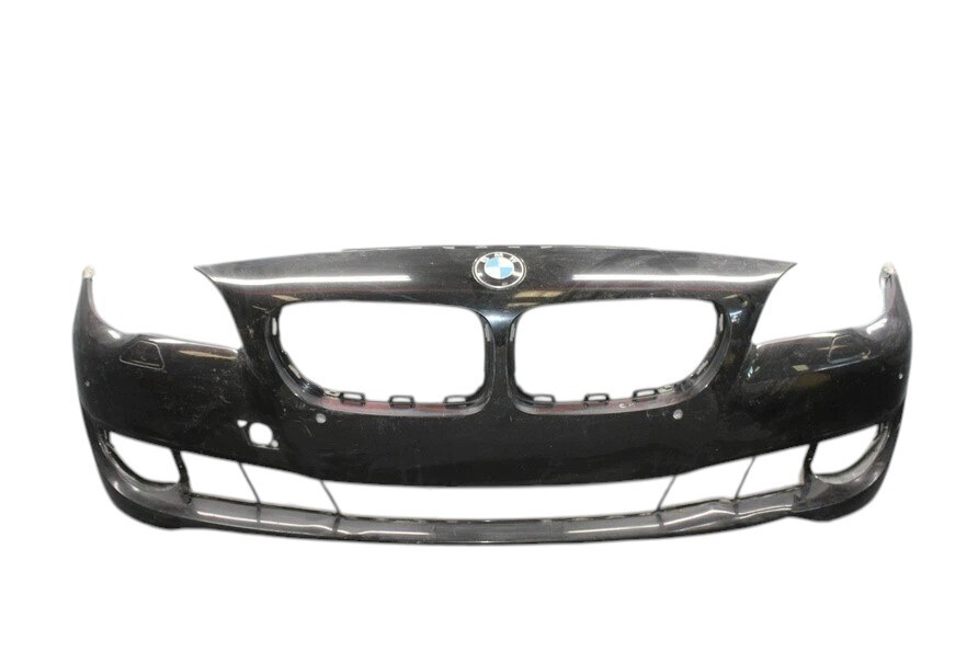 11-13 BMW 528i 535i  550i xDrive Front Bumper Cover Panel Assembly Black OEM