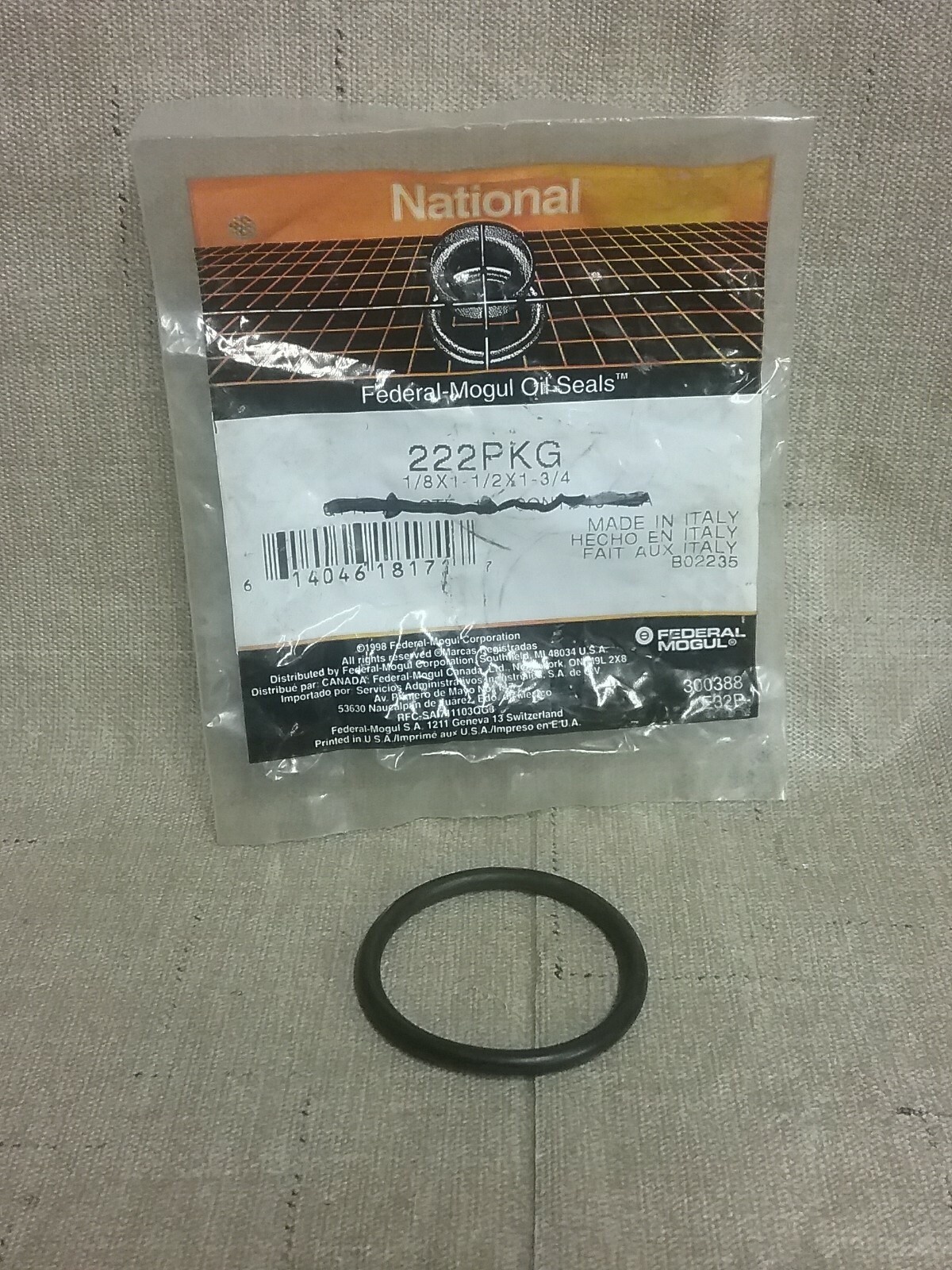 National 222PKG Oil Seal O-Ring National 222PKG Oil Seal O-Ring