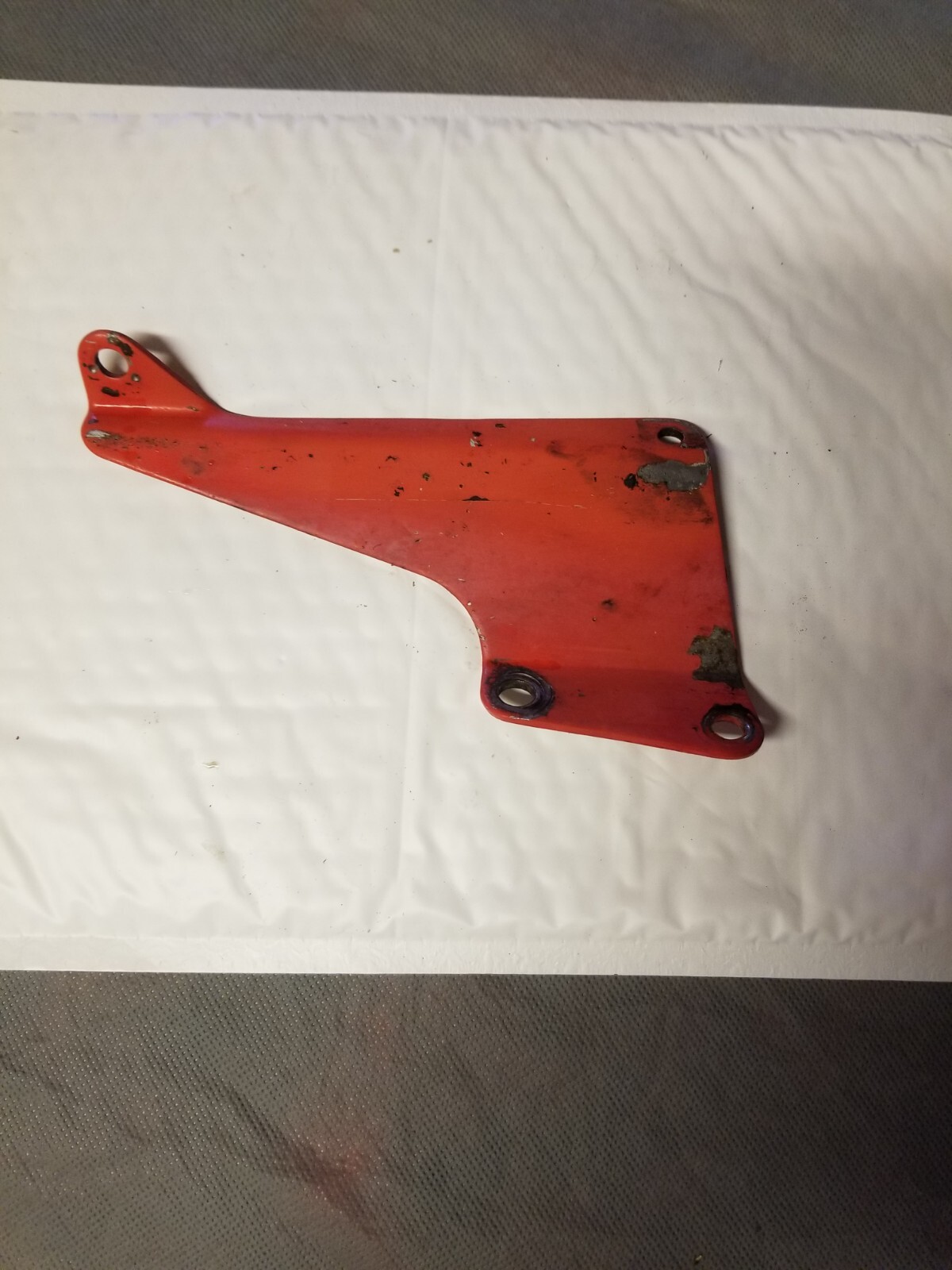 1978 Columbia  Sachs 505 Moped exhaust mount bracket Red
