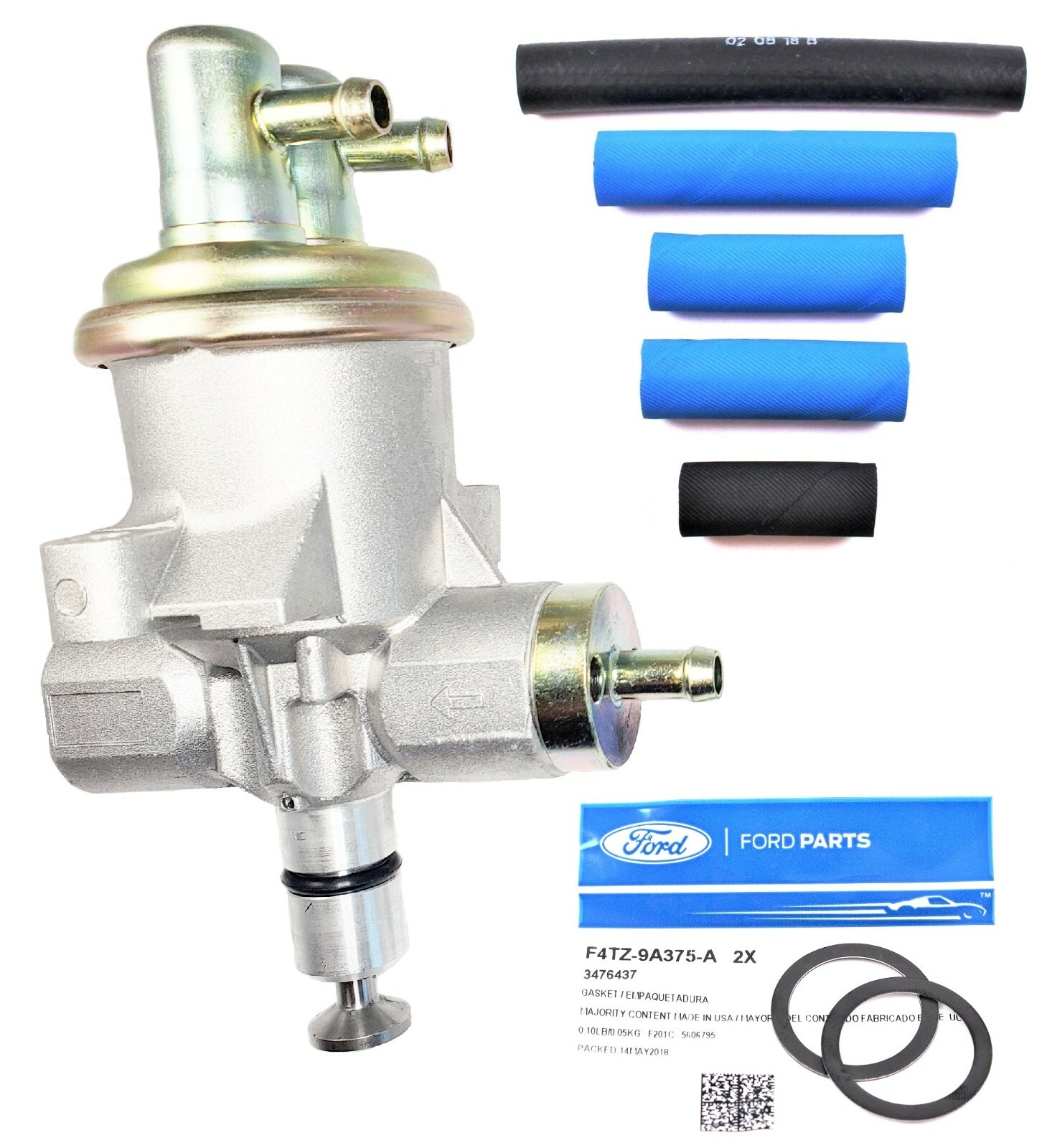 94-97 7.3L Powerstroke Carter Mechanical Fuel Pump & Banjo Washers Hose Line Kit