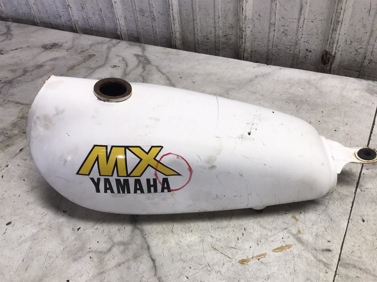 79 Yamaha MX 80 MX80 natural gas fuel tank