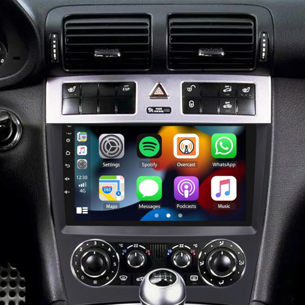 9\'\' 2G+64G Car Stereo Radio For Mercedes Benz C-Class W203 2003-2009 Carplay GPS