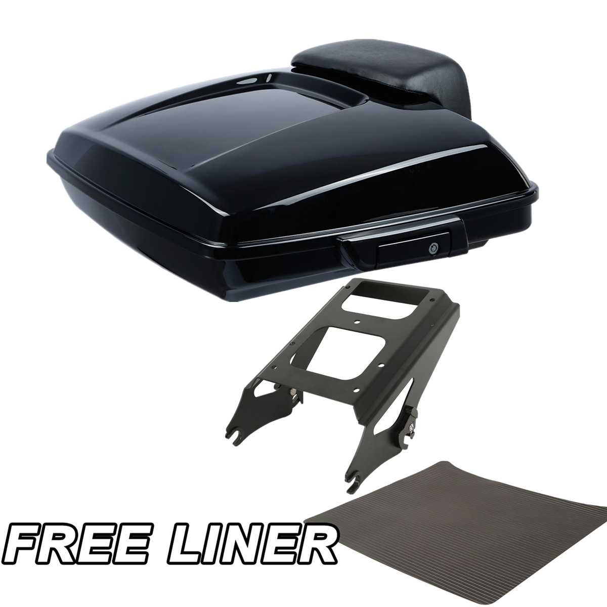 Razor Trunk Backrest Mount Rack Fit For Harley Touring Electra Road Glide 09-13