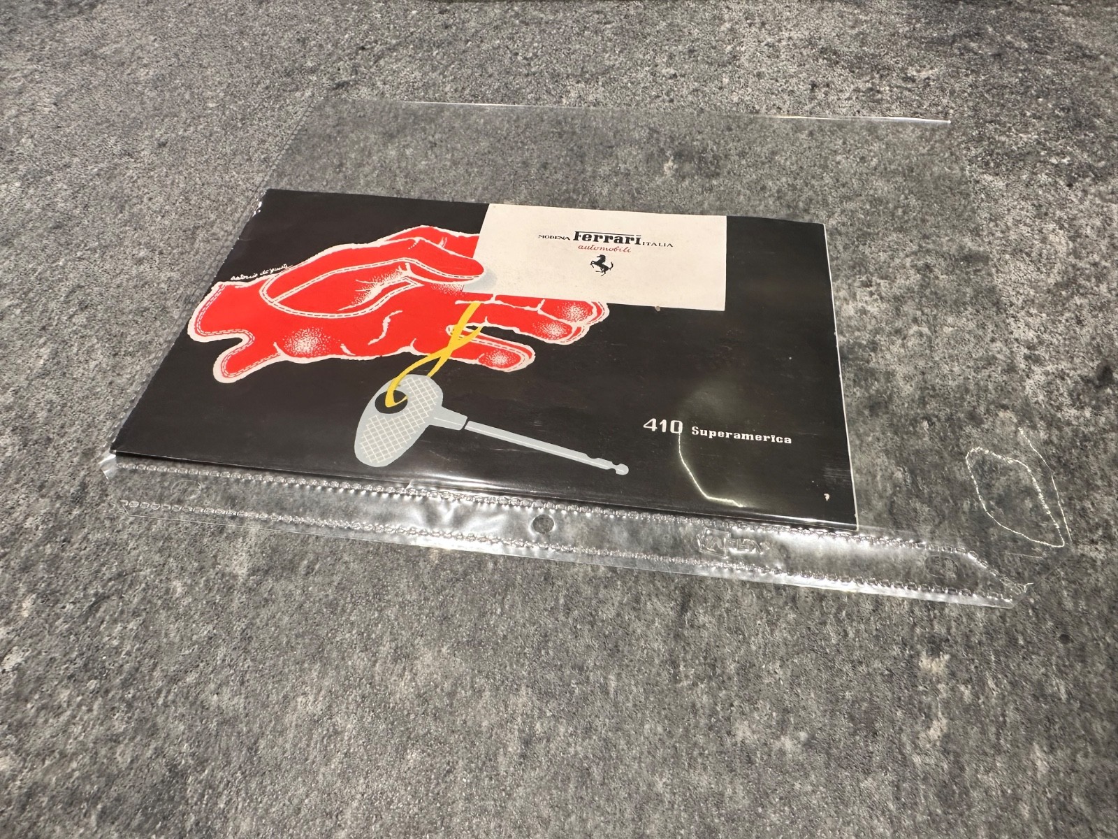 Ferrari 410 Superamerica Brochure Original Excellent French