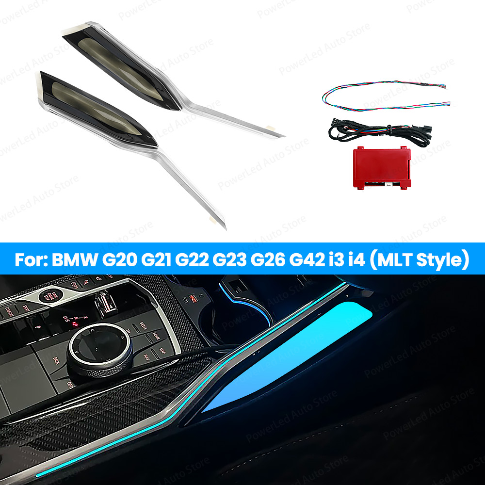 For BMW 2 4 Series G42 G20 G26 LED Crystal Center Console Saddle Ambient Light For BMW 2 4 Series G42 G20 G26 LED Crystal Center Console Saddle Ambient Light