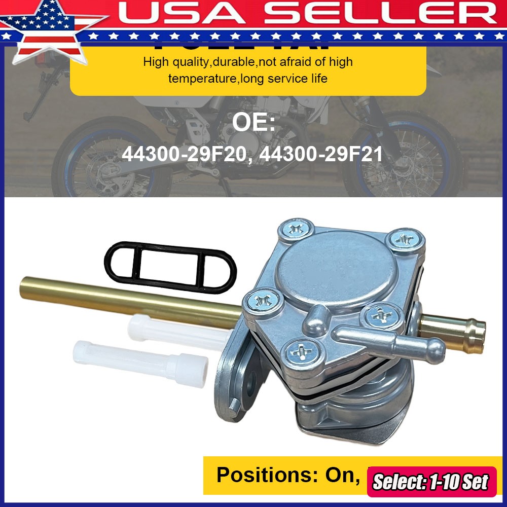 1-10x Fuel Petcock Shut Off Valve For Suzuki DRZ400 DRZ400S 00-19 DRZ400SM 05-21