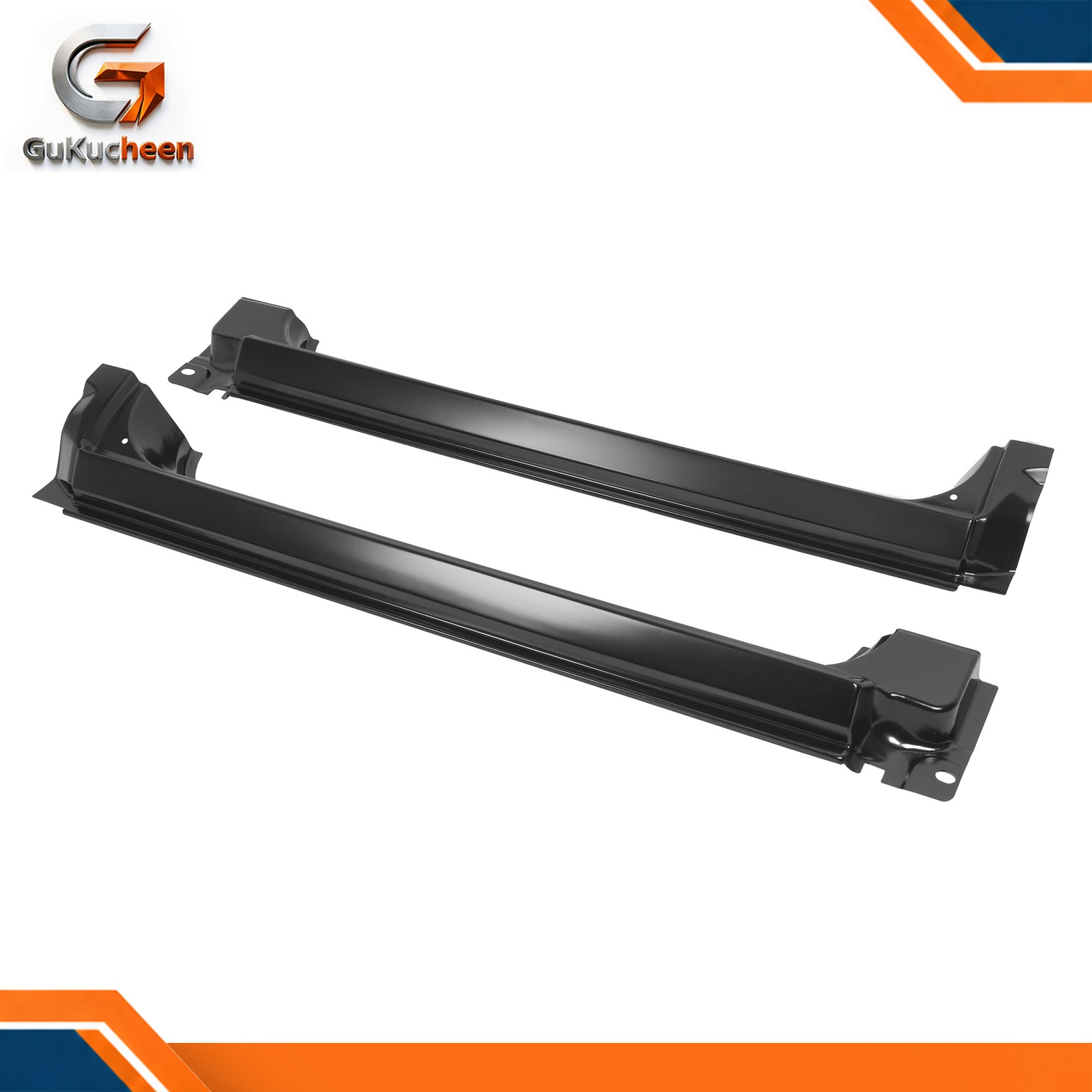 Fit Chevrolet / GMC S10 / S15 1982-1994 LH RH Outer Rocker Panels Primed Black
