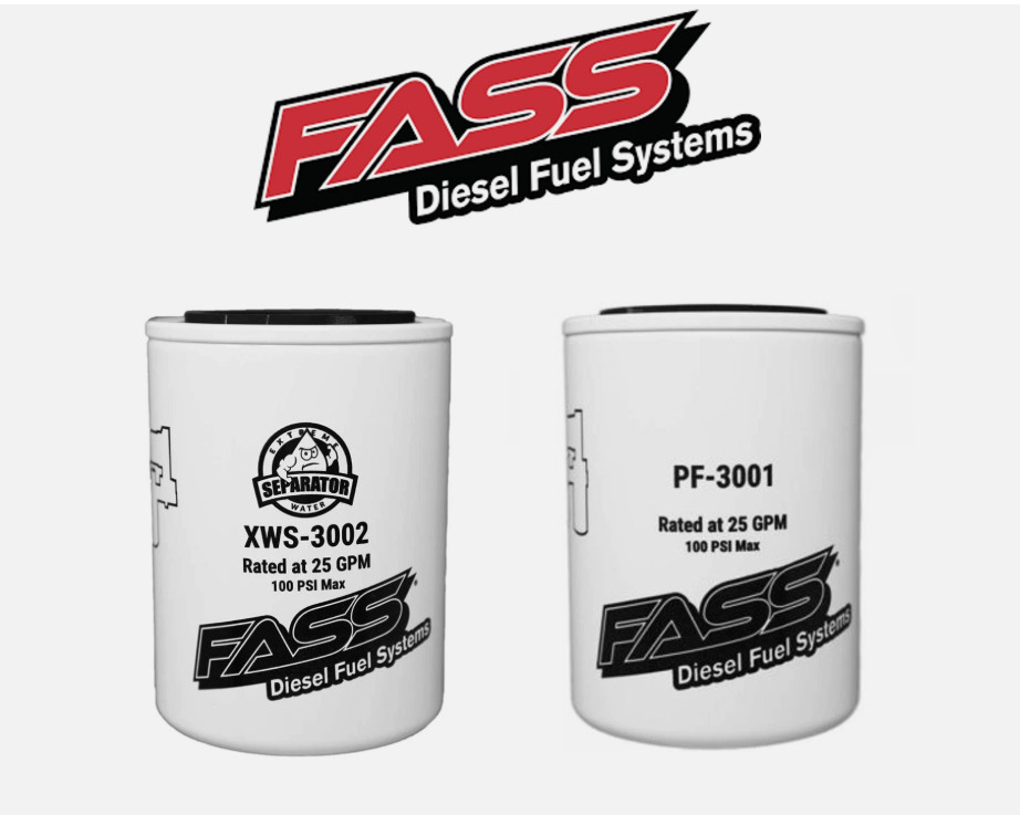 FASS Titanium Replacement New Fuel Filters XWS-3002 / PF-3001 -Replaces FF-3003