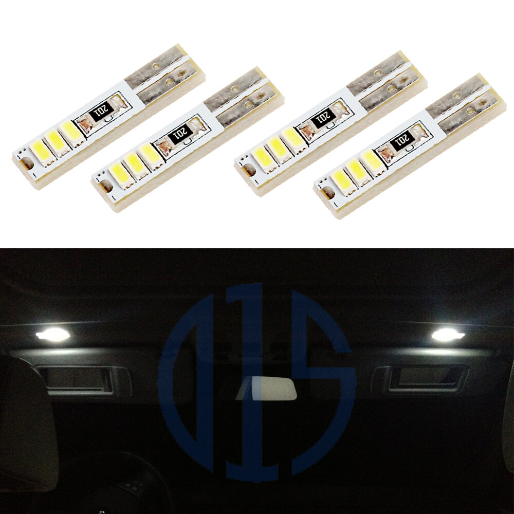 4 x Error Free White T5 37 74 LED Visor Light for 2011-2017 BMW 5 series F10 M5 4 x Error Free White T5 37 74 LED Visor Light for 2011-2017 BMW 5 series F10 M5
