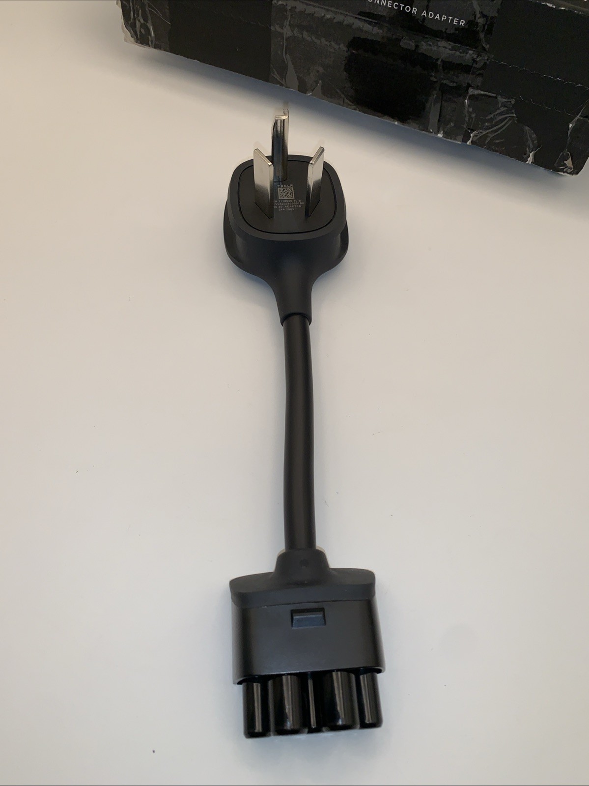 Tesla Gen 2 NEMA 10-30 Adapter P/N 1118556-10-B, New In Damaged Box Tesla Gen 2 NEMA 10-30 Adapter P/N 1118556-10-B, New In Damaged Box