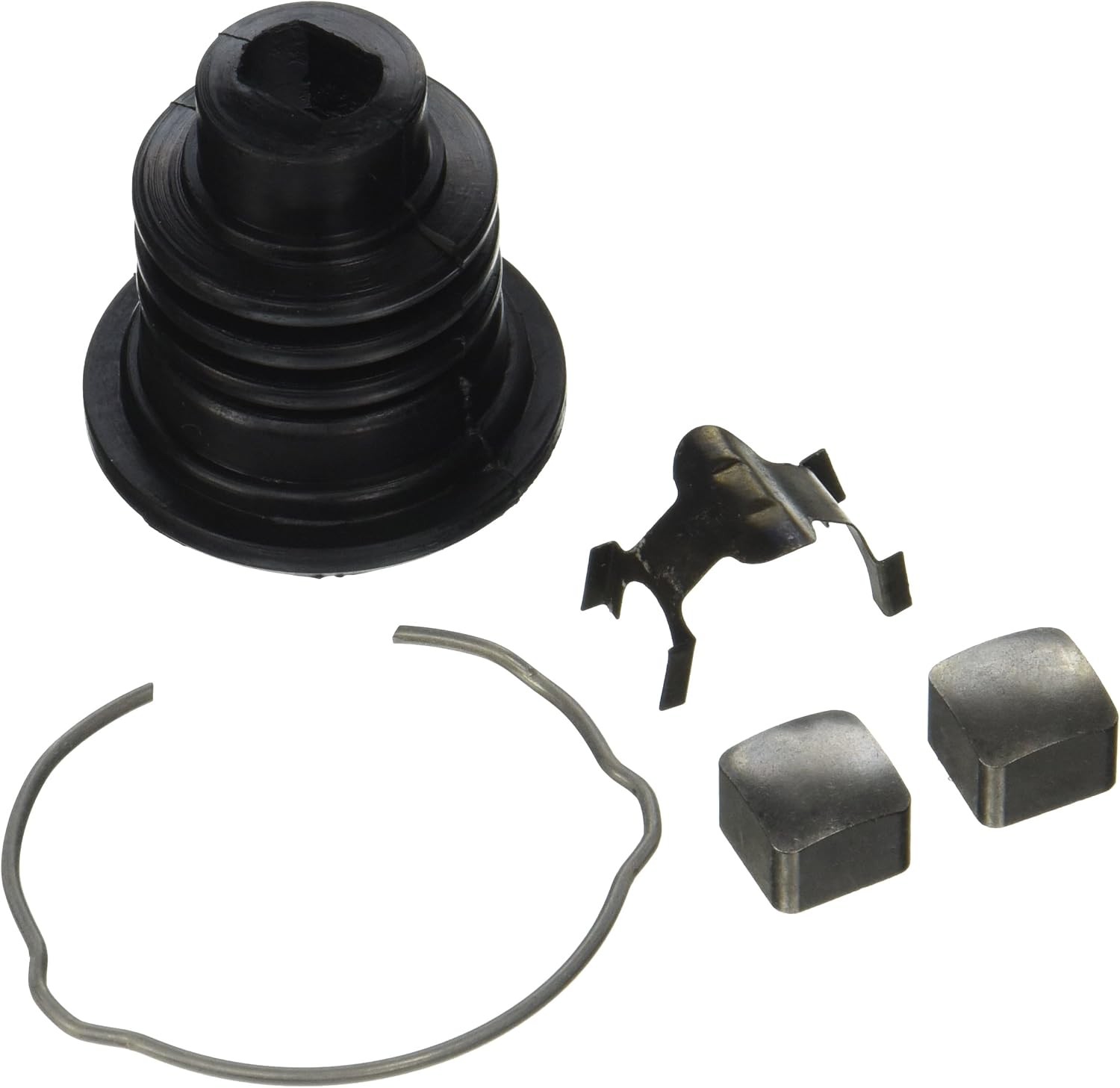 Crown Automotive 8132676K Steering Lower Shaft Boot Kit, Black, Silver Crown Automotive 8132676K Steering Lower Shaft Boot Kit, Black, Silver