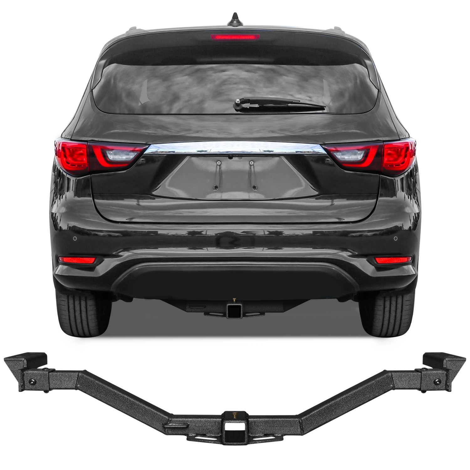 Trailer Hitch Receiver Towing Fit 2013 JX35 2014-2021 QX60 2013-2020 Pathfinder