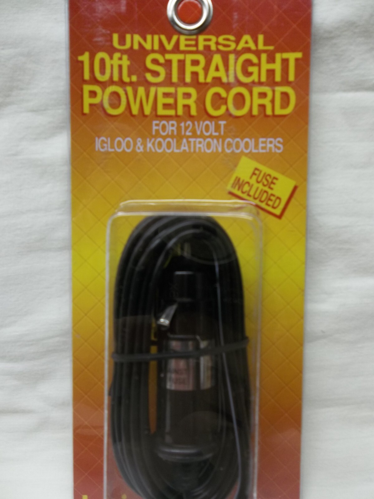 12 VOLT DC 10 FT. POWER CORD FOR MOST IGLOO & KOOLATRON & OTHER 12 VOLT COOLERS 12 VOLT DC 10 FT. POWER CORD FOR MOST IGLOO & KOOLATRON & OTHER 12 VOLT COOLERS