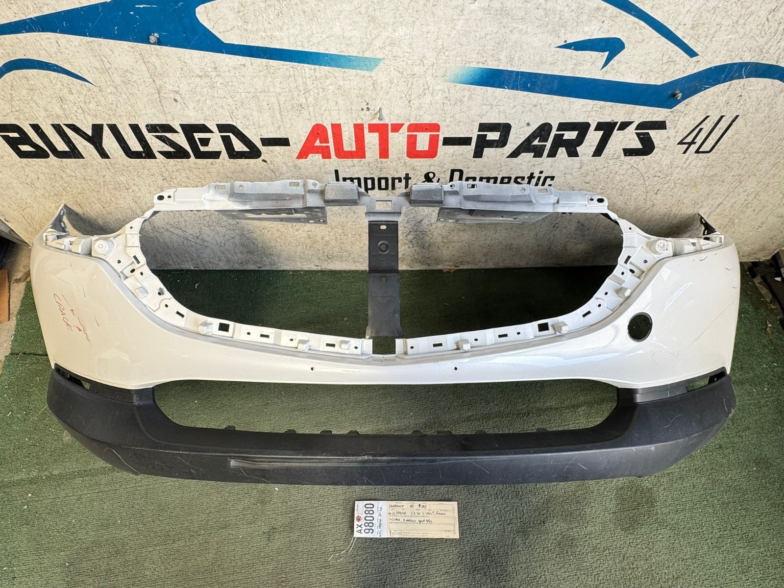 w/1crack 2020 2023 MAZDA CX30 CX-30 S SELECT PREMIUM FRONT BUMPER OEM AX98080